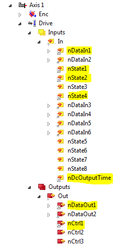 02 Axis Drive linked to Physical Drive