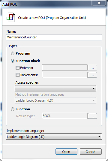 03 Add POU MaintenanceCounter