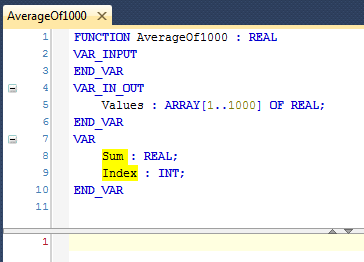 04 Declare Sum and Index as VAR