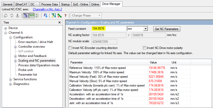 07 Set NC Parameters