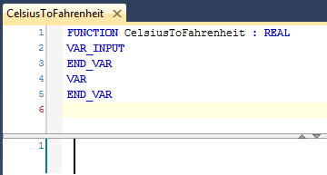 09 Empty CelsiusToFahrenheit Function