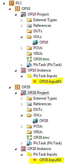 11 Inputs Added to Each PLC