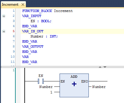 13 Increment Function Block