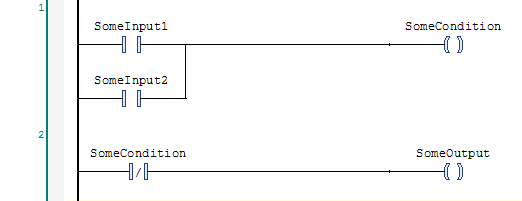 16 Negated Coil Example Equivalent to