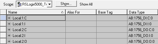 RSLogix 5000 - I/O Tags