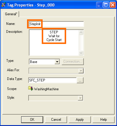 RSLogix 5000 Tutorial - SFC Editing a Step Name and Description