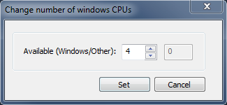 TwinCAT 3: Change number of windows CPUs