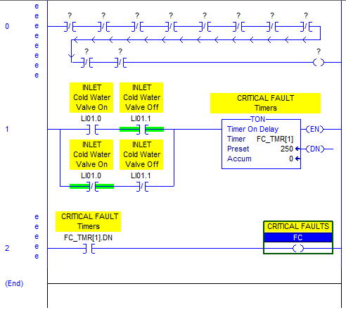 RSLogix 5000 Tutorial - New Fault Coil - DINT tag