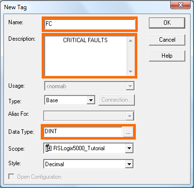 RSLogix 5000 Tutorial - New Fault Tag Fields