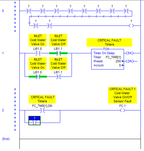 RSLogix 5000 Tutorial - Seal In Fault - Branch