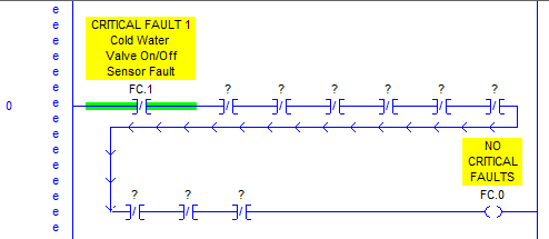 RSLogix 5000 Tutorial - First fault in summary rung