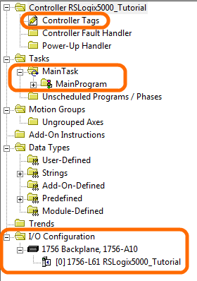 RSLogix 5000 - Controller Organizer