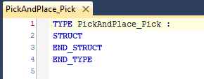 Empty PickAndPlace_Pick Structure