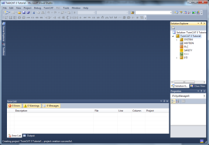 Empty TwinCAT 3 Project