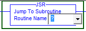 RSLogix 5000 - JSR Drop Down