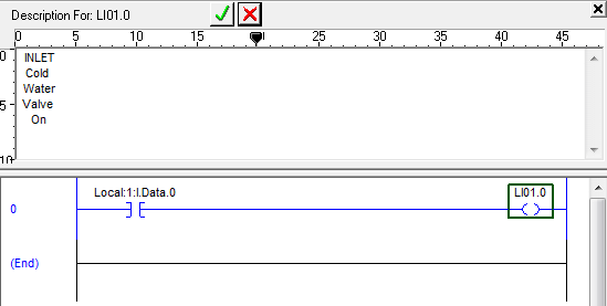 RSLogix 5000 Tutorial - INLET Cold Water Valve On
