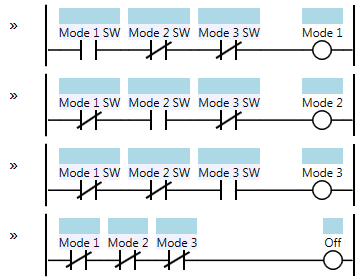 Mode: Three Mode plus Off Selector Switch