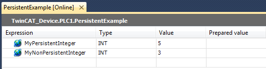 Persistent Example Online 1