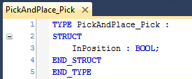 PickAndPlace_Pick structure with InPosition variable