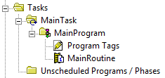 RSLogix 5000 - Program Layout - Tasks