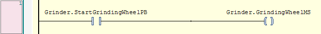 TwinCAT 3 Tutorial: Rung with Grinder-GrindingWheelMS coil and contact2