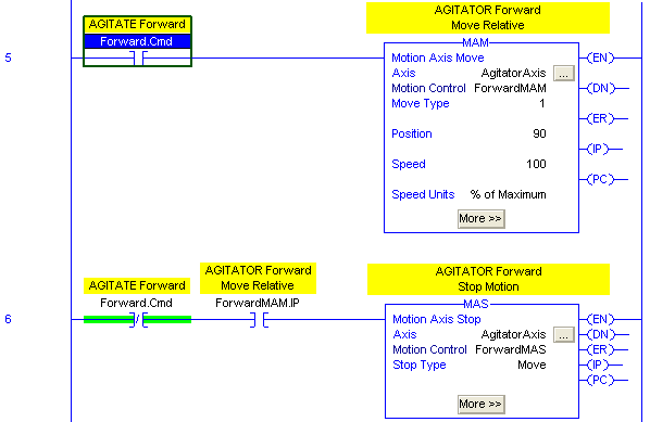 RSLogix 5000 Tutorial - Washing Machine - Agitator Forward Motion
