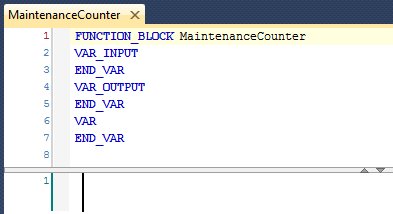 04 Empty MaintenanceCounter FB