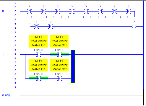 RSLogix 5000 Tutorial - select right side of branch