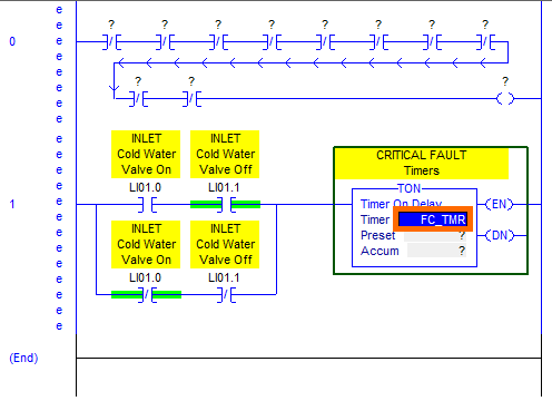 RSLogix 5000 Tutorial - TON Instruction with Timer Array Tag