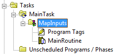 RSLogix 5000 - MapInputs Program