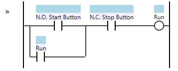 Start/Stop Circuit with N.C. Stop Button
